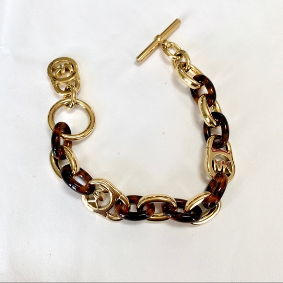Michael Kors Jewelry - Last Chance! Michael Kors Tortoise & Gold Bracelet